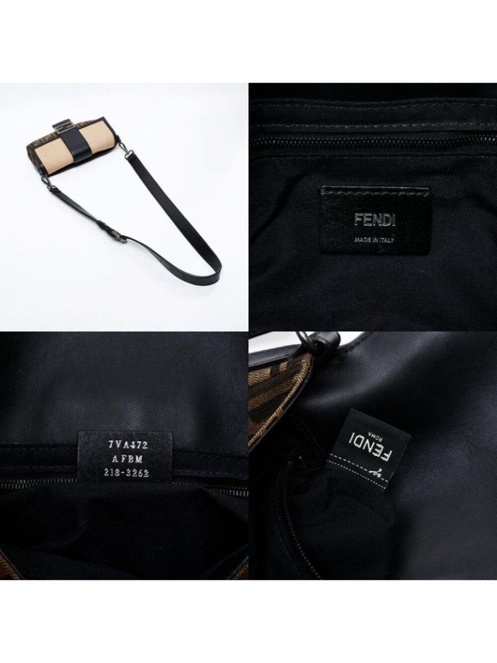 Fendi Shoulder Bag Zucca Mamma Bucket - Picture 9 of 10